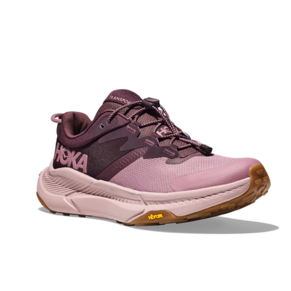Hoka Shoes - Hoka Transport Raisin Wistful Mauve Cordura Sneakers 8B Vibram Gore-Tex New